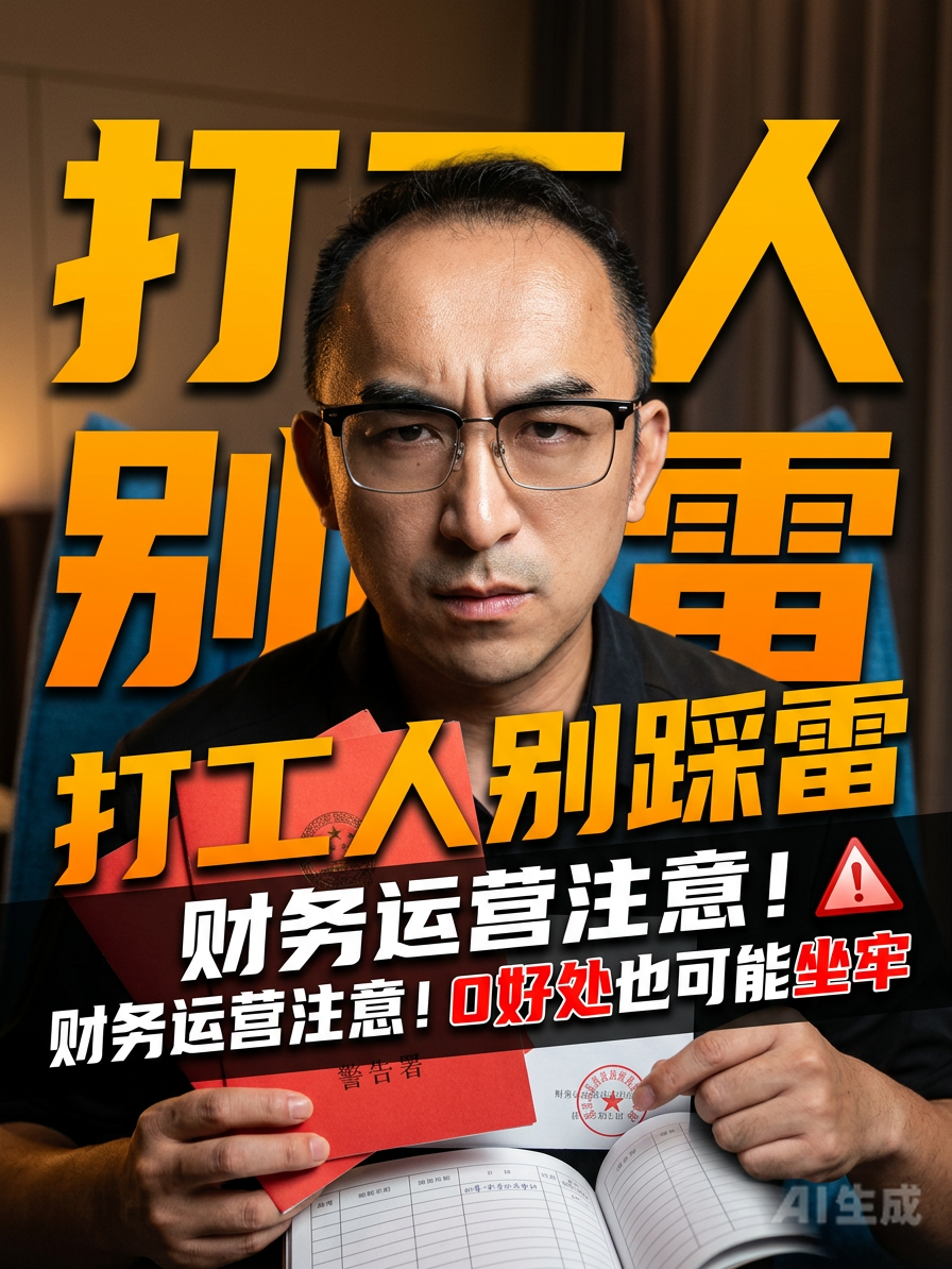 只拿死工资没分红，公司诈骗，财务也要坐牢？